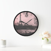 Frankrijk Paris Eiffeltoren zonsondergang Large C Grote Klok (Huis)