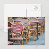 FRANKRIJK, PARIS, Montmartre: Place du Tertre, Caf Briefkaart (Voorkant / Achterkant)