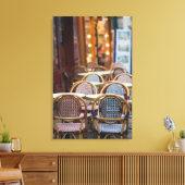 FRANKRIJK, PARIS, Montmartre: Place du Tertre, Caf Canvas Afdruk (Insitu (Woonkamer))