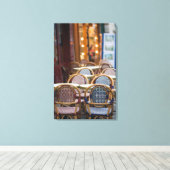 FRANKRIJK, PARIS, Montmartre: Place du Tertre, Caf Canvas Afdruk (Insitu (Houten vloer))