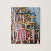 FRANKRIJK, PARIS, Montmartre: Tertre, Cafe Legpuzzel (Verticaal)