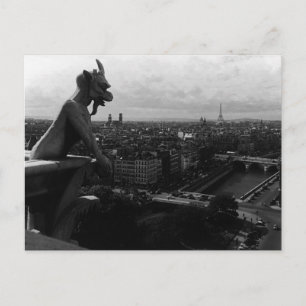 Frankrijk Paris Notre Dame Cathedral duivel Briefkaart
