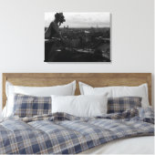  Frankrijk Paris Notre Dame Cathedral duivel Canvas Afdruk (Insitu (Slaapkamer))