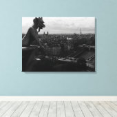  Frankrijk Paris Notre Dame Cathedral duivel Canvas Afdruk (Insitu (Houten vloer))