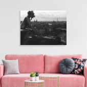  Frankrijk Paris Notre Dame Cathedral duivel Canvas Afdruk (Insitu (Woonkamer))