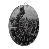 Frankrijk Paris Notre Dame Cathedral duivel Dartbord (Voorkant Links)