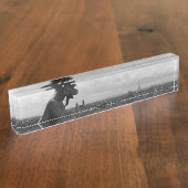  Frankrijk Paris Notre Dame Cathedral duivel Naambordje (Zijkant)