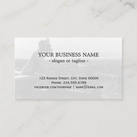  Frankrijk Paris Notre Dame Cathedral duivel Visitekaartje (Achterkant)