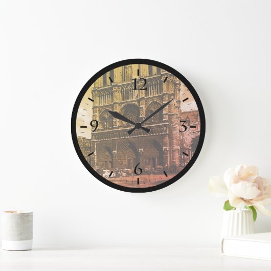  Frankrijk Paris Notre Dame Cathedral Large Cl Grote Klok (Huis)