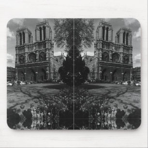 Frankrijk Paris Notre Dame Cathedral Mouse Pa Muismat