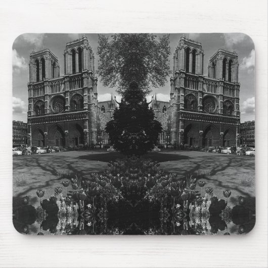 Frankrijk Paris Notre Dame Cathedral Mouse Pa Muismat (Voorkant)
