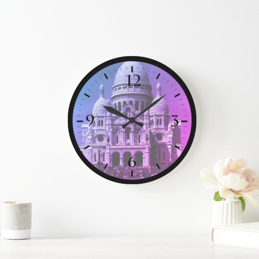 Frankrijk Paris Sacre Coeur Basilica Large CL Grote Klok (Huis)