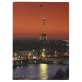 Frankrijk, Paris Sunset uitzicht of Eiffel Tower e Klembord (Achterkant)