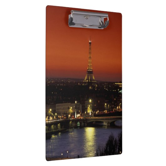 Frankrijk, Paris Sunset uitzicht of Eiffel Tower e Klembord (Rechts)