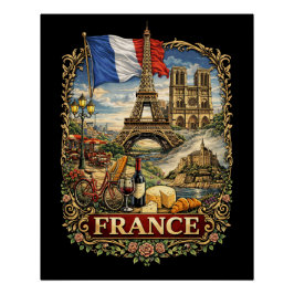 Frankrijk Perfect Poster