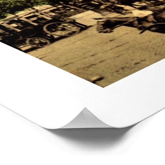 Frankrijk, Plaats van de République Paris Poster (Hoek)