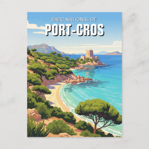 Frankrijk Port-Cros National Park Travel Briefkaart