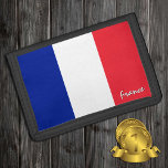 Frankrijk portemonnee, Franse vlag patriot / sport Drievoud Portemonnee<br><div class="desc">PORTEMONNEE'S: Frankrijk & Frans Vlag mode - hou van mijn land,  vaderdag,  feestgeschenken,  patriotten / sportfans</div>