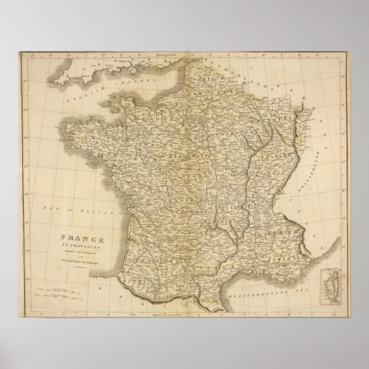 Frankrijk Poster (Voorkant)