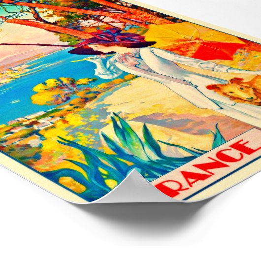 Frankrijk Poster (Hoek)