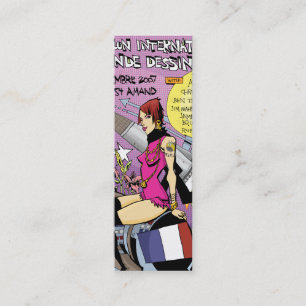 Frankrijk-profielkaart Mini Visitekaartje