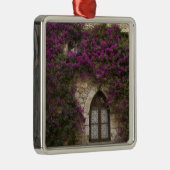 Frankrijk, Provence, Eze. Helder roze Metalen Ornament (Rechts)