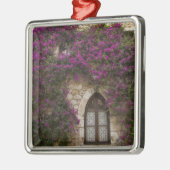 Frankrijk, Provence, Eze. Helder roze Metalen Ornament (Links)