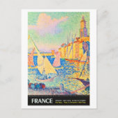 Frankrijk, Provence, Franse riviera, haven van St. Briefkaart (Voorkant)