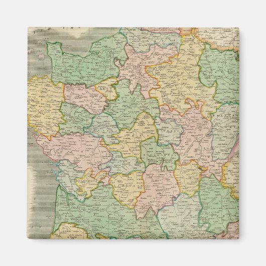 Frankrijk, provincies 2 magneet (Voorkant)
