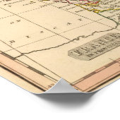 Frankrijk, provincies poster (Hoek)