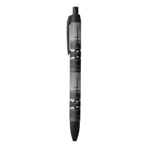  Frankrijk reflectie over de Eiffeltoren in Parijs Zwarte Inkt Pen