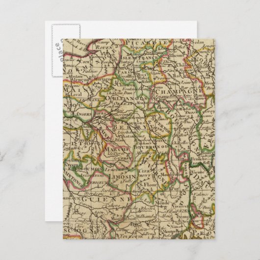 Frankrijk, regeringen briefkaart (Voorkant / Achterkant)