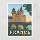 Frankrijk Reis Oude Stijl  Briefkaart (Voorkant)