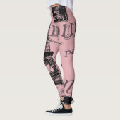 frankrijk reischic roze parijs eiffeltoren leggings (Links)