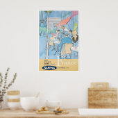 Frankrijk Reisposter Franse Kunst Sabena Print (Keuken)