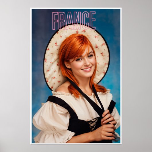 Frankrijk Reisposter Poster (Voorkant)