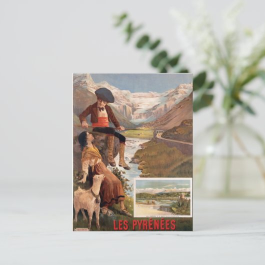 Frankrijk Reizen Briefkaart (Staand voorkant)