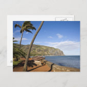 Frankrijk, Réunion Island, St-Denis, uitzicht van Briefkaart (Voorkant / Achterkant)