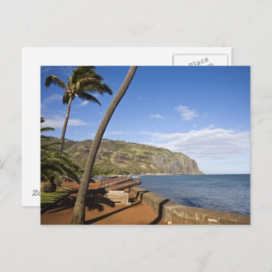 Frankrijk, Réunion Island, St-Denis, uitzicht van Briefkaart (Voorkant / Achterkant)