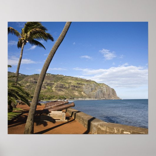 Frankrijk, Réunion Island, St-Denis, uitzicht van Poster (Voorkant)