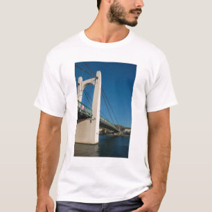 Frankrijk, Rhone-Alps, Condrieu, brug over T-shirt
