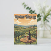 Frankrijk Rhone Valley Reizen Briefkaart (Staand voorkant)