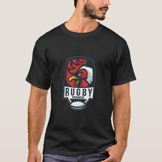 Frankrijk Rugby 6 landen T-shirt (Voorkant)