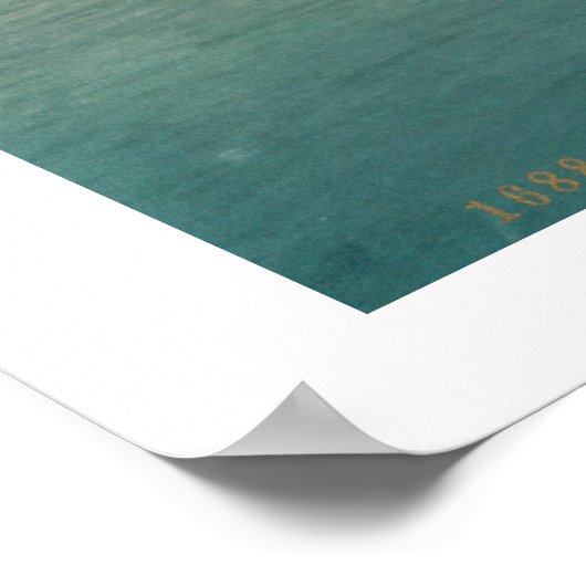  Frankrijk, schepen in Saint Malo Harbour Poster (Hoek)