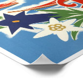 Frankrijk Ski Poster (Hoek)