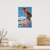 Frankrijk Ski Poster (Keuken)