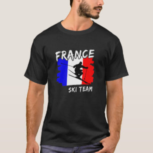 Frankrijk Ski T-shirt