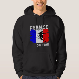 Frankrijk Skiën Hoodie