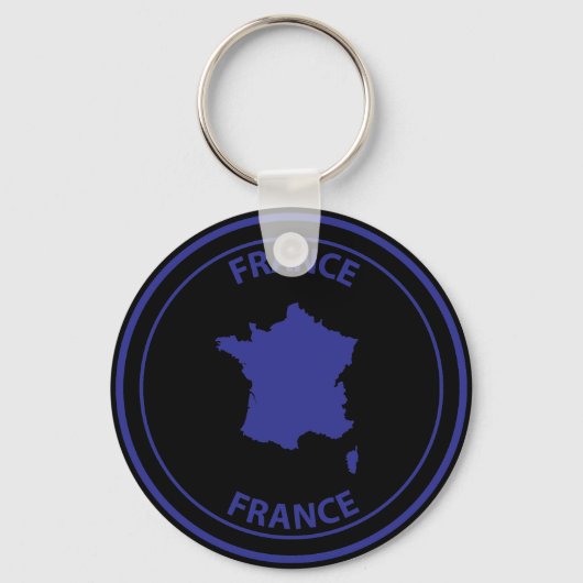 Frankrijk Sleutelhanger (Voorkant)
