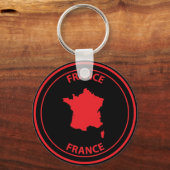 Frankrijk Sleutelhanger (Achterkant)
